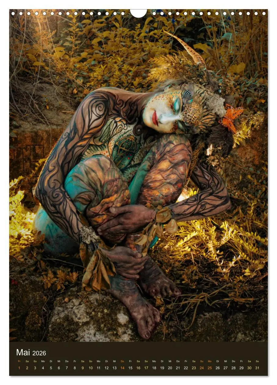 Bild: 9783516371079 | Bodypainting Adventures (Wandkalender 2026 DIN A3 hoch), CALVENDO...