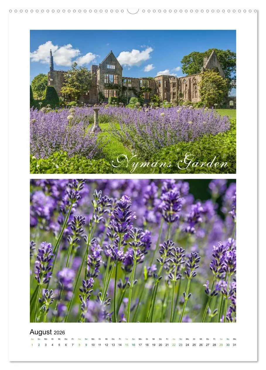 Bild: 9783516441079 | Gartenparadiese in England (hochwertiger Premium Wandkalender 2026...