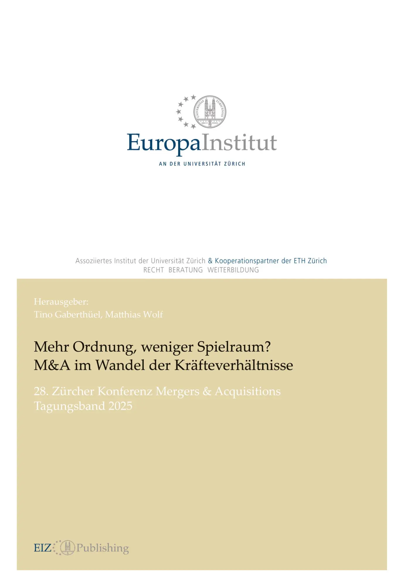 Mehr Ordnung, weniger Spielraum? M&amp,A im Wandel der Kräfteverhältnisse