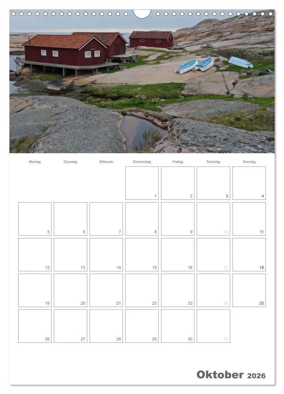 Bild: 9783516431179 | Typisch Schwedisch Bohuslän (Wandkalender 2026 DIN A3 hoch),...