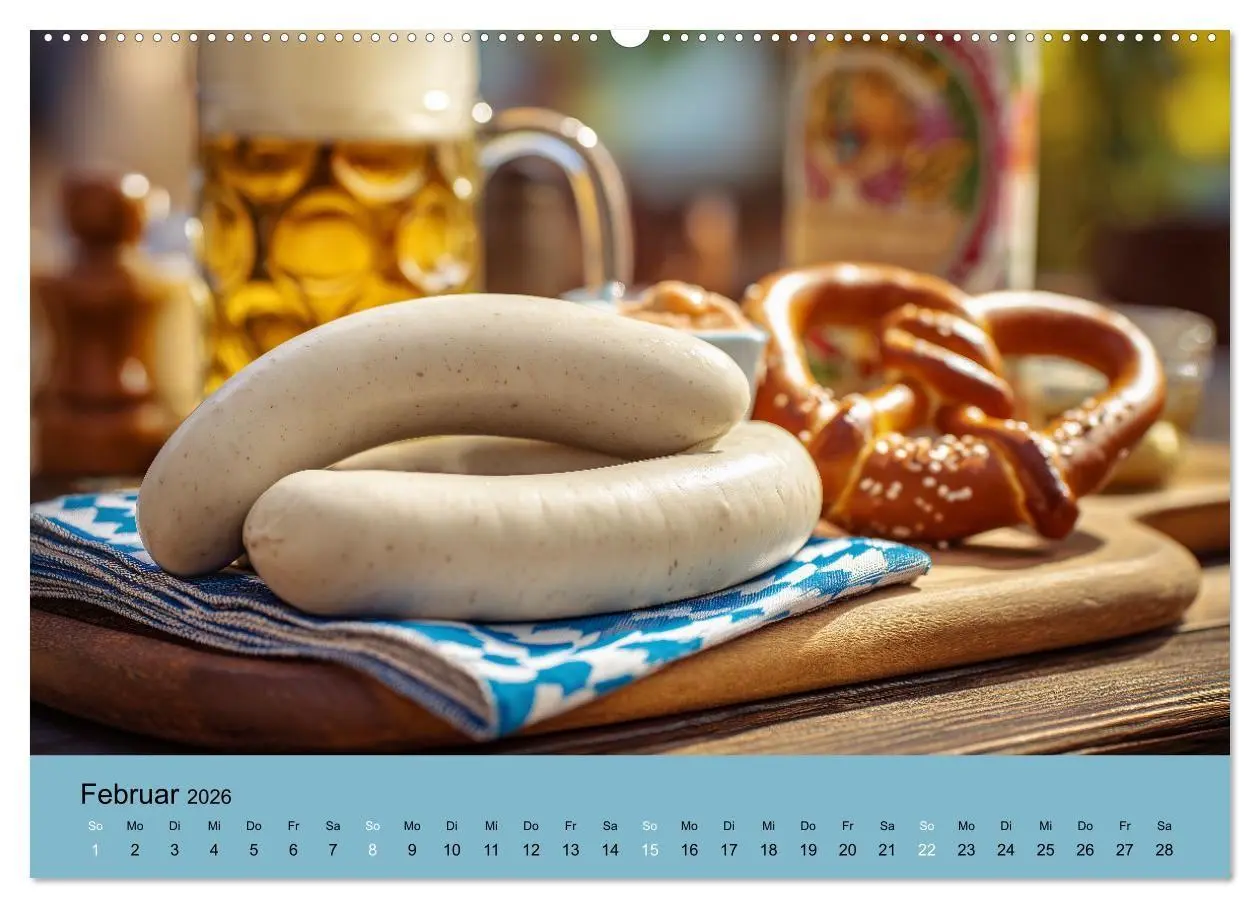 Bild: 9783516671179 | Bayrische Weißwurst - Traditioneller Küchenkalender für Genießer...