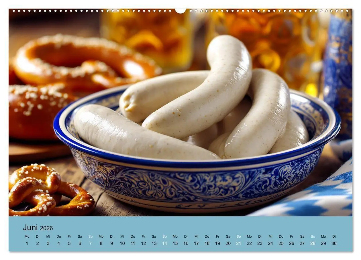 Bild: 9783516671179 | Bayrische Weißwurst - Traditioneller Küchenkalender für Genießer...