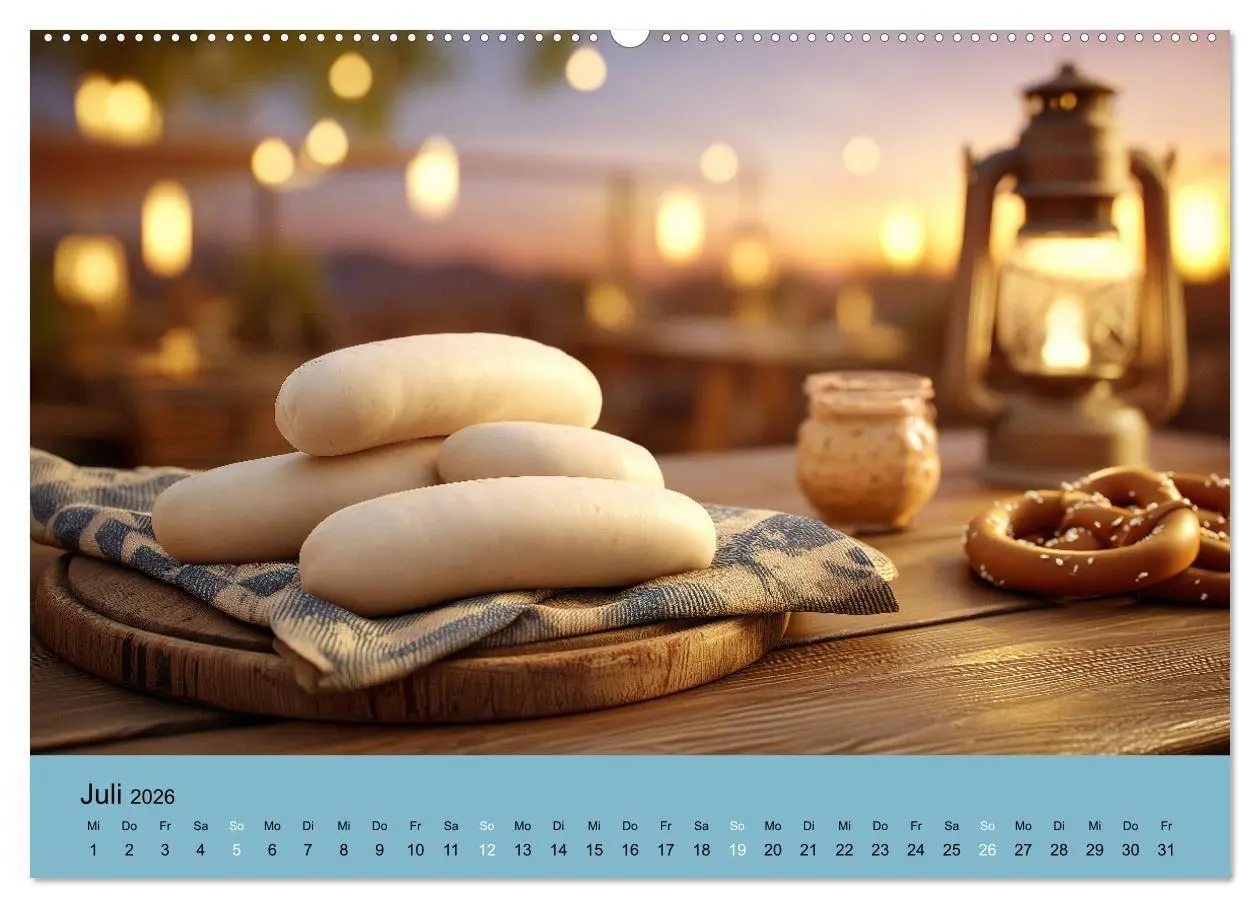 Bild: 9783516671179 | Bayrische Weißwurst - Traditioneller Küchenkalender für Genießer...