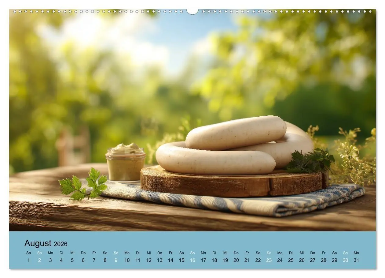 Bild: 9783516671179 | Bayrische Weißwurst - Traditioneller Küchenkalender für Genießer...