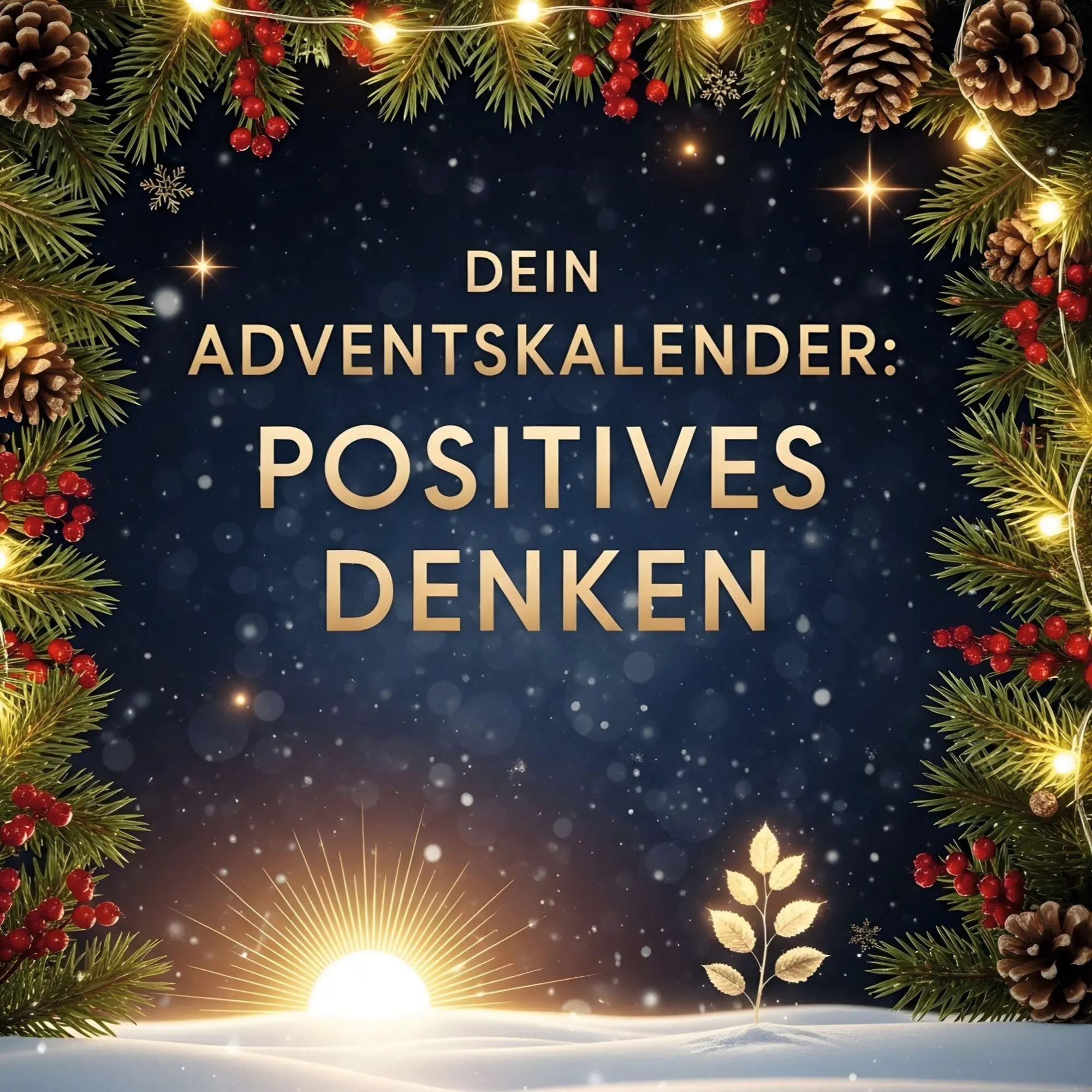 Cover: 9783695321179 | Dein Adventskalender: Positives Denken | Sofia Krüger | Taschenbuch