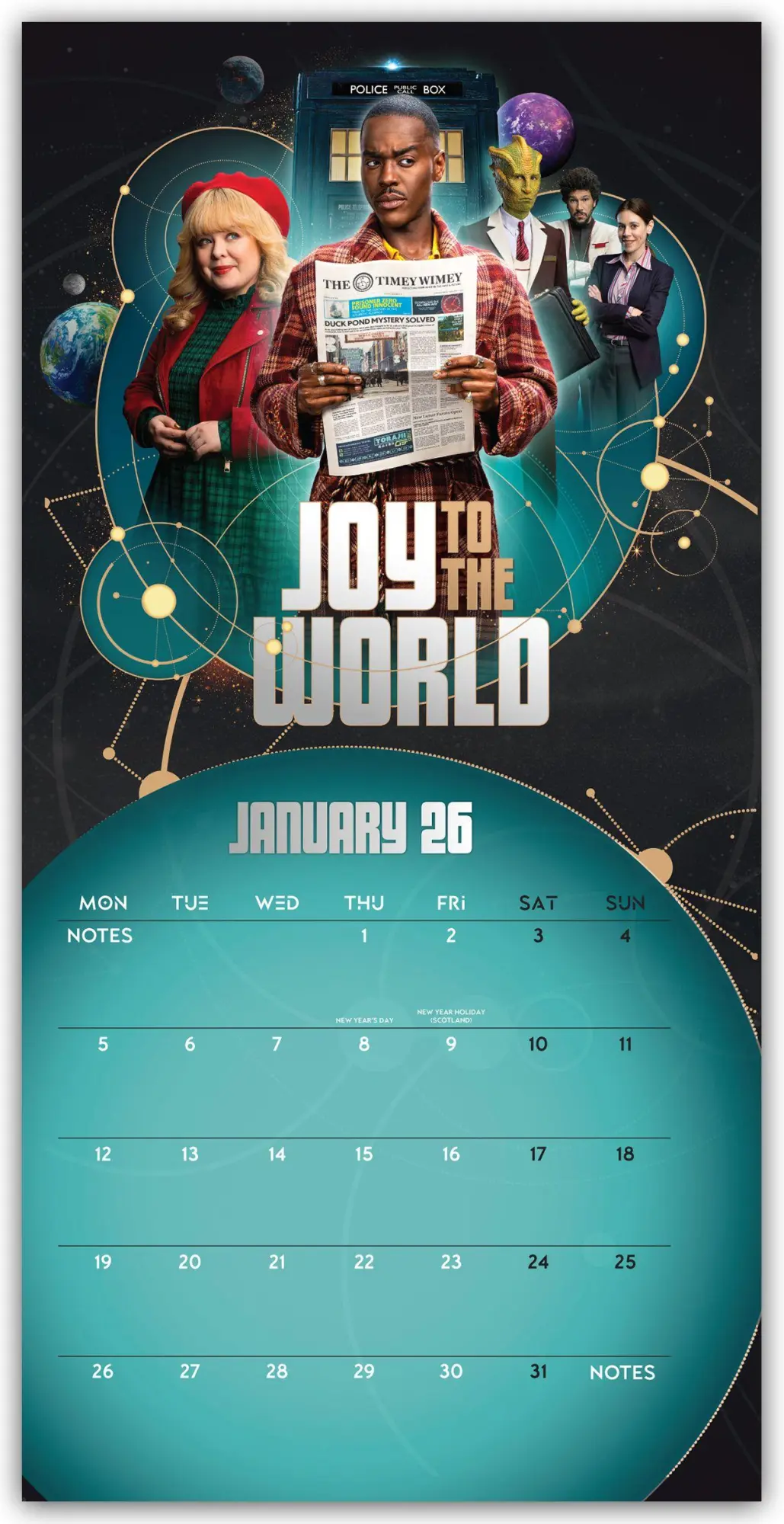 Bild: 9783803531179 | Doctor Who - 15. Doktor 2026 - Wandkalender | Danilo Promotion Ltd