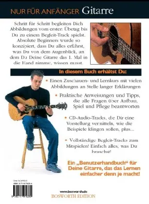 Bild: 9783937041179 | 'Nur für Anfänger' - Gitarre (mit CD) | Bosworth Music | Broschüre