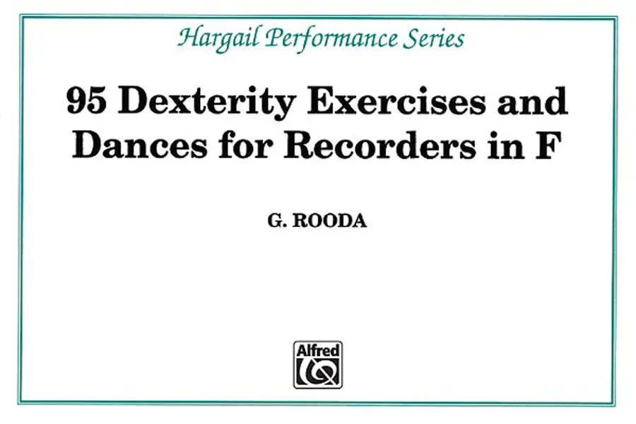 Cover: 29156041279 | Finger Dexterity Exercises for Recorders in F | G. Rooda | Buch | 1991