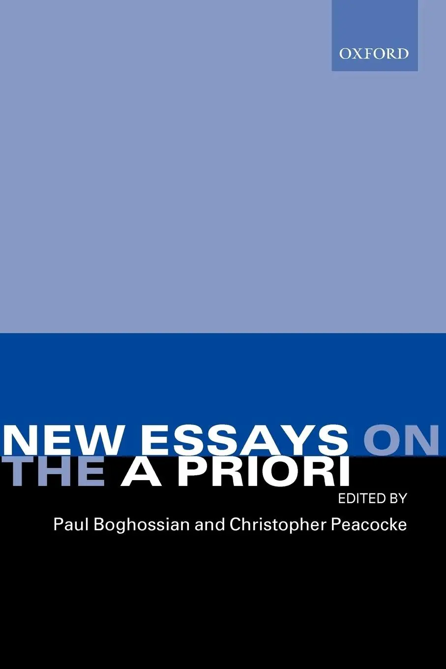 Cover: 9780199241279 | New Essays on the a Priori | Paul Boghossian (u. a.) | Taschenbuch