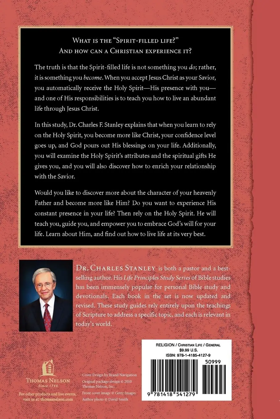 Rückseite: 9781418541279 | The Living in His Sufficiency | Charles F. Stanley | Taschenbuch