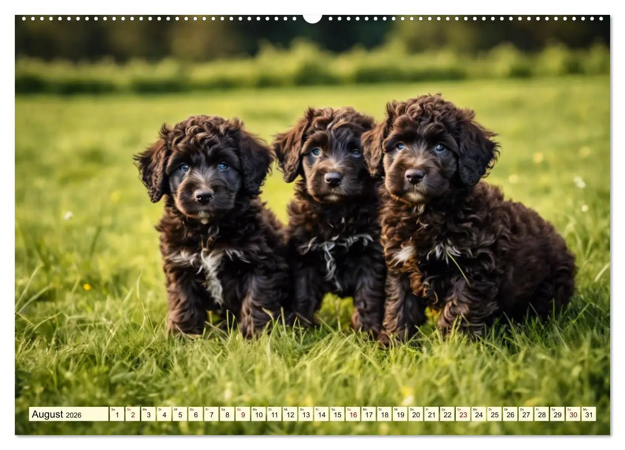 Bild: 9783457401279 | Pudel in allen Farben und Größen (hochwertiger Premium Wandkalender...