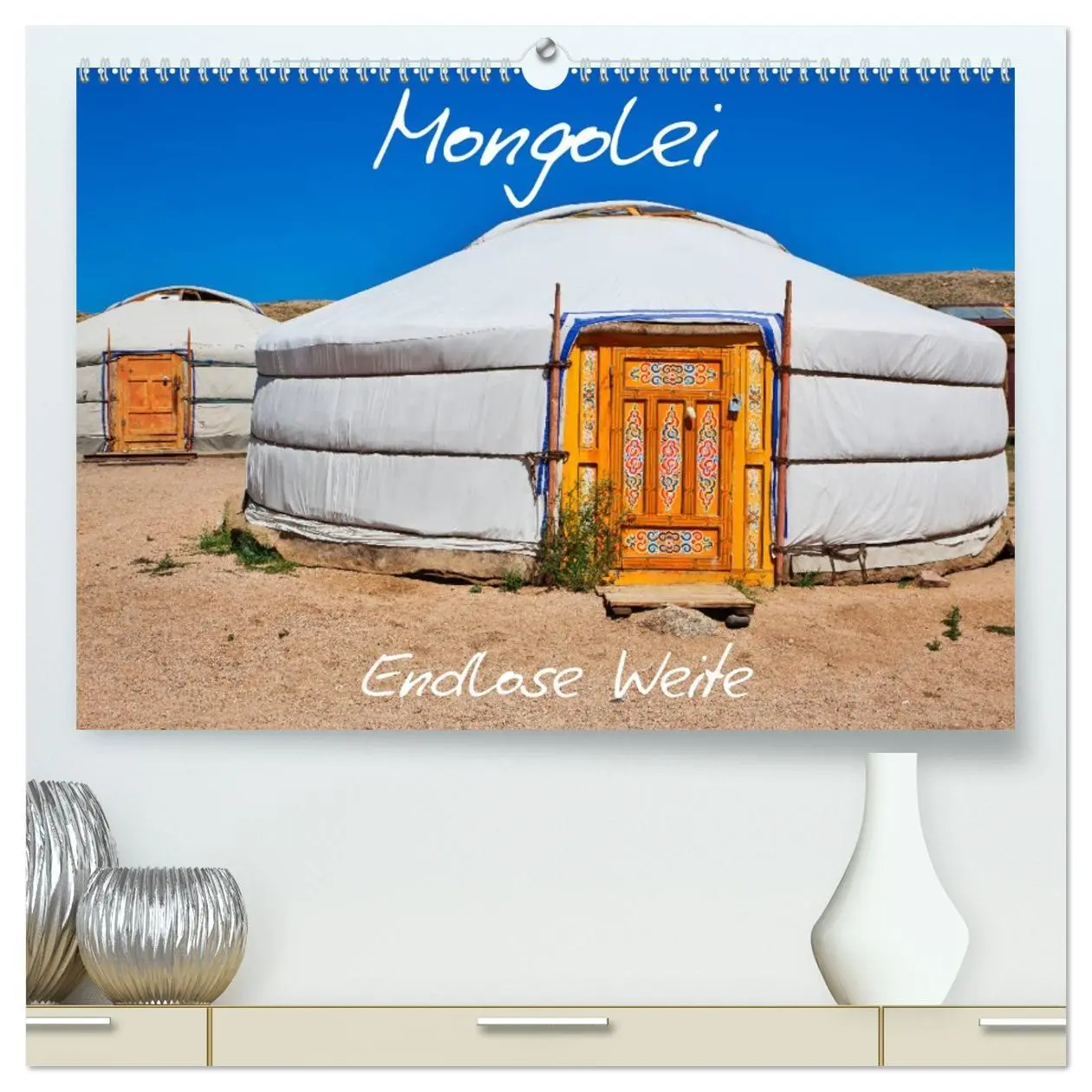 Cover: 9783457711279 | Mongolei Endlose Weite (hochwertiger Premium Wandkalender 2026 DIN...
