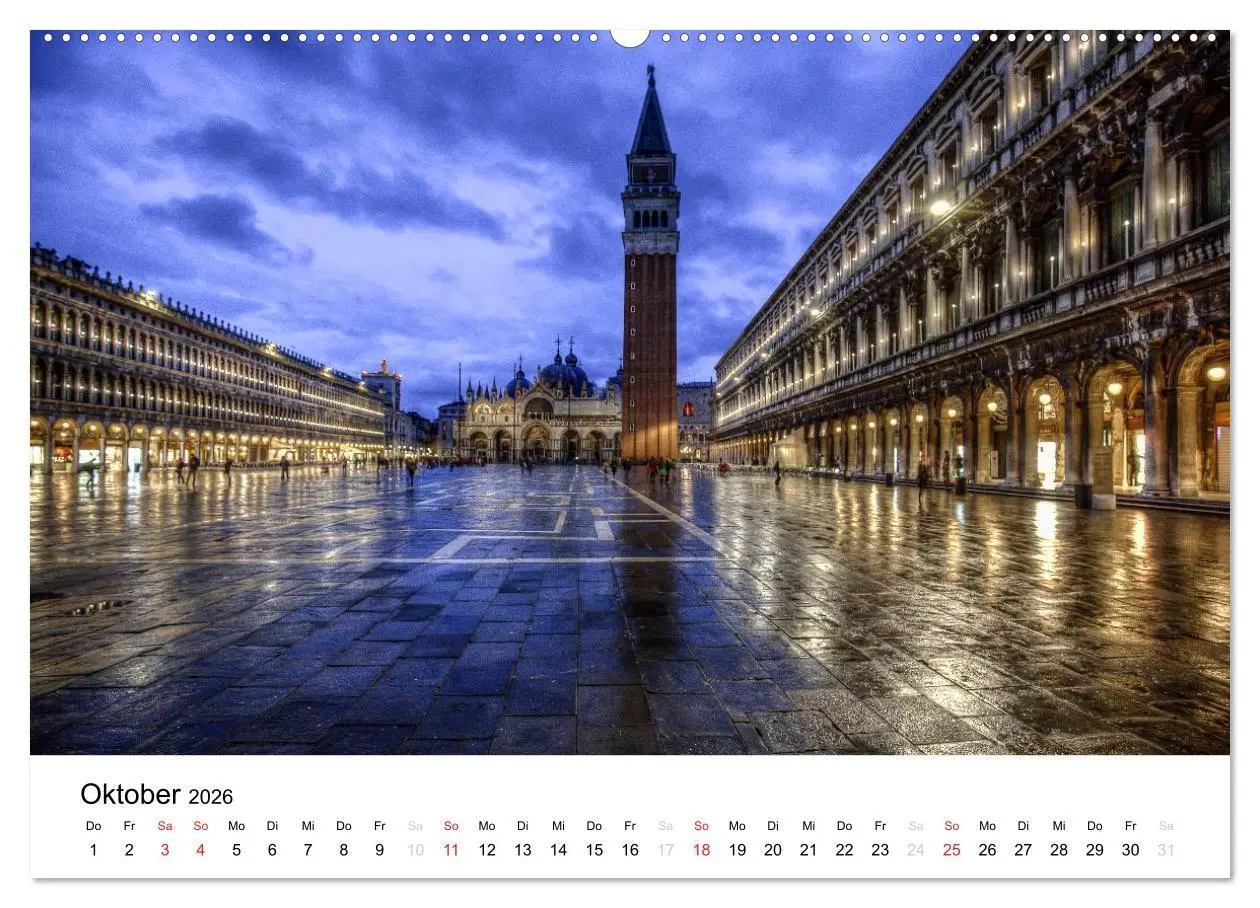 Bild: 9783457951279 | Venedig - La Serenissima 2026 (Wandkalender 2026 DIN A2 quer),...
