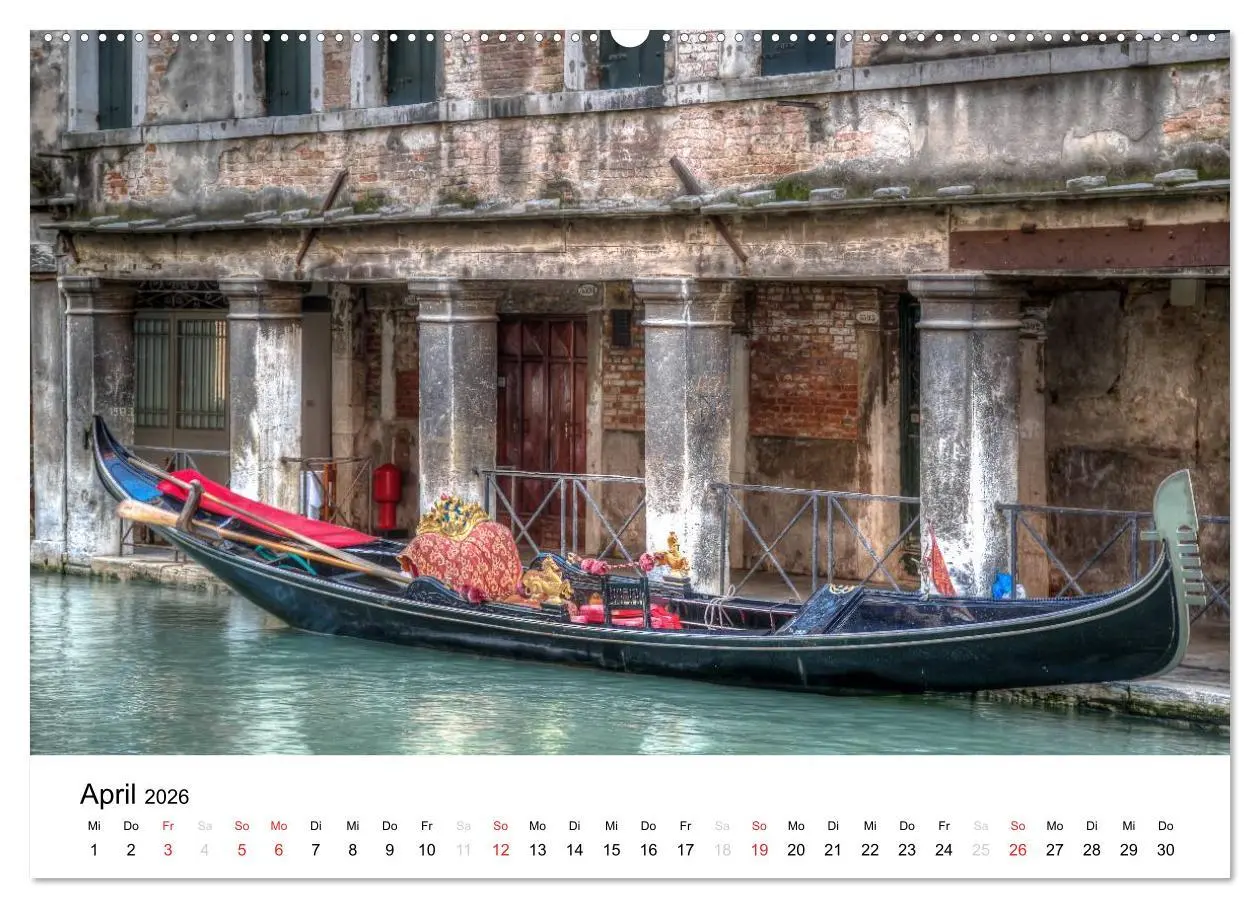 Bild: 9783457951279 | Venedig - La Serenissima 2026 (Wandkalender 2026 DIN A2 quer),...