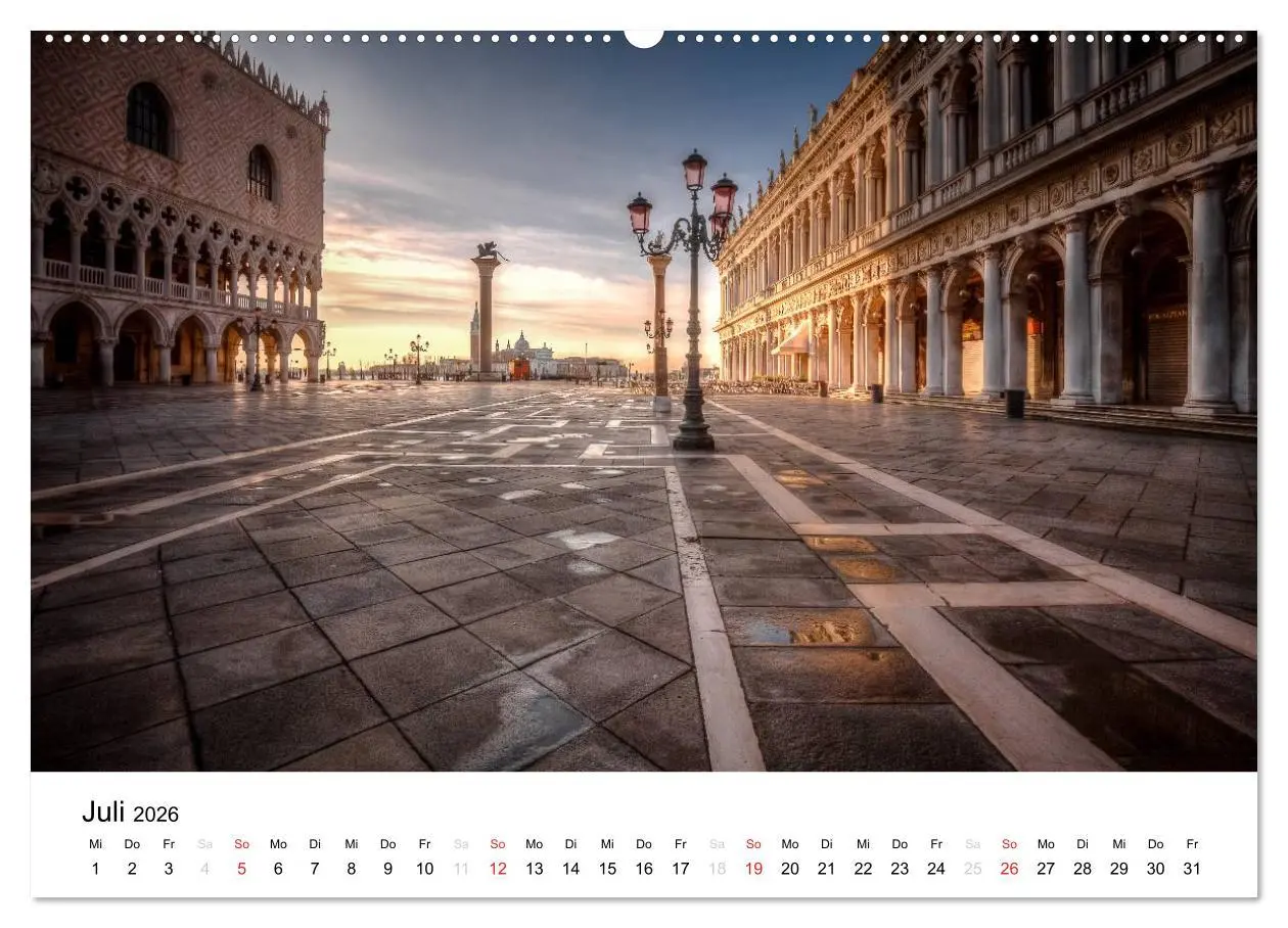 Bild: 9783457951279 | Venedig - La Serenissima 2026 (Wandkalender 2026 DIN A2 quer),...