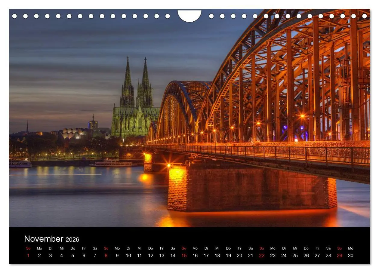 Bild: 9783516111279 | Europäische Städte bei Nacht (Wandkalender 2026 DIN A4 quer),...