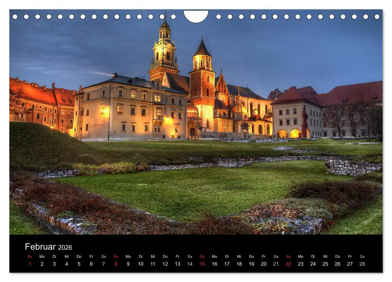 Bild: 9783516111279 | Europäische Städte bei Nacht (Wandkalender 2026 DIN A4 quer),...
