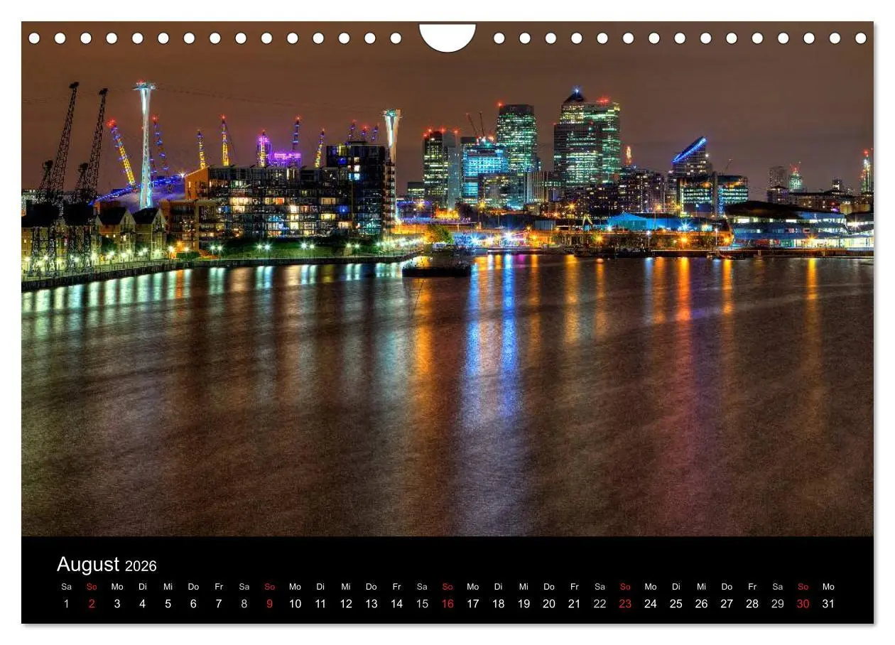 Bild: 9783516111279 | Europäische Städte bei Nacht (Wandkalender 2026 DIN A4 quer),...