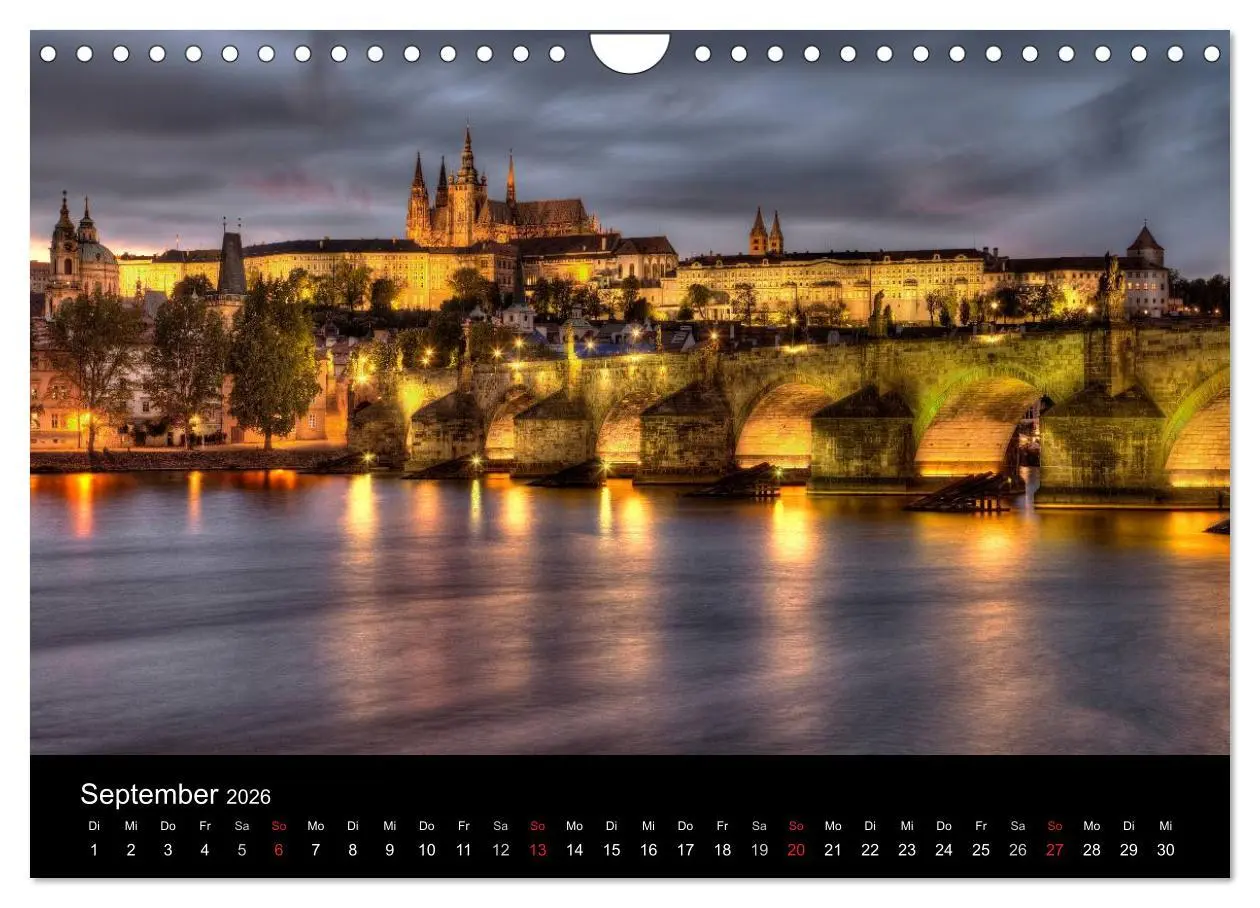 Bild: 9783516111279 | Europäische Städte bei Nacht (Wandkalender 2026 DIN A4 quer),...
