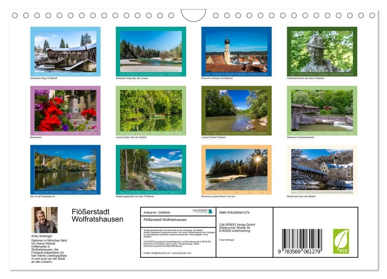 Bild: 9783569061279 | Flößerstadt Wolfratshausen (Wandkalender 2027 DIN A4 quer),...