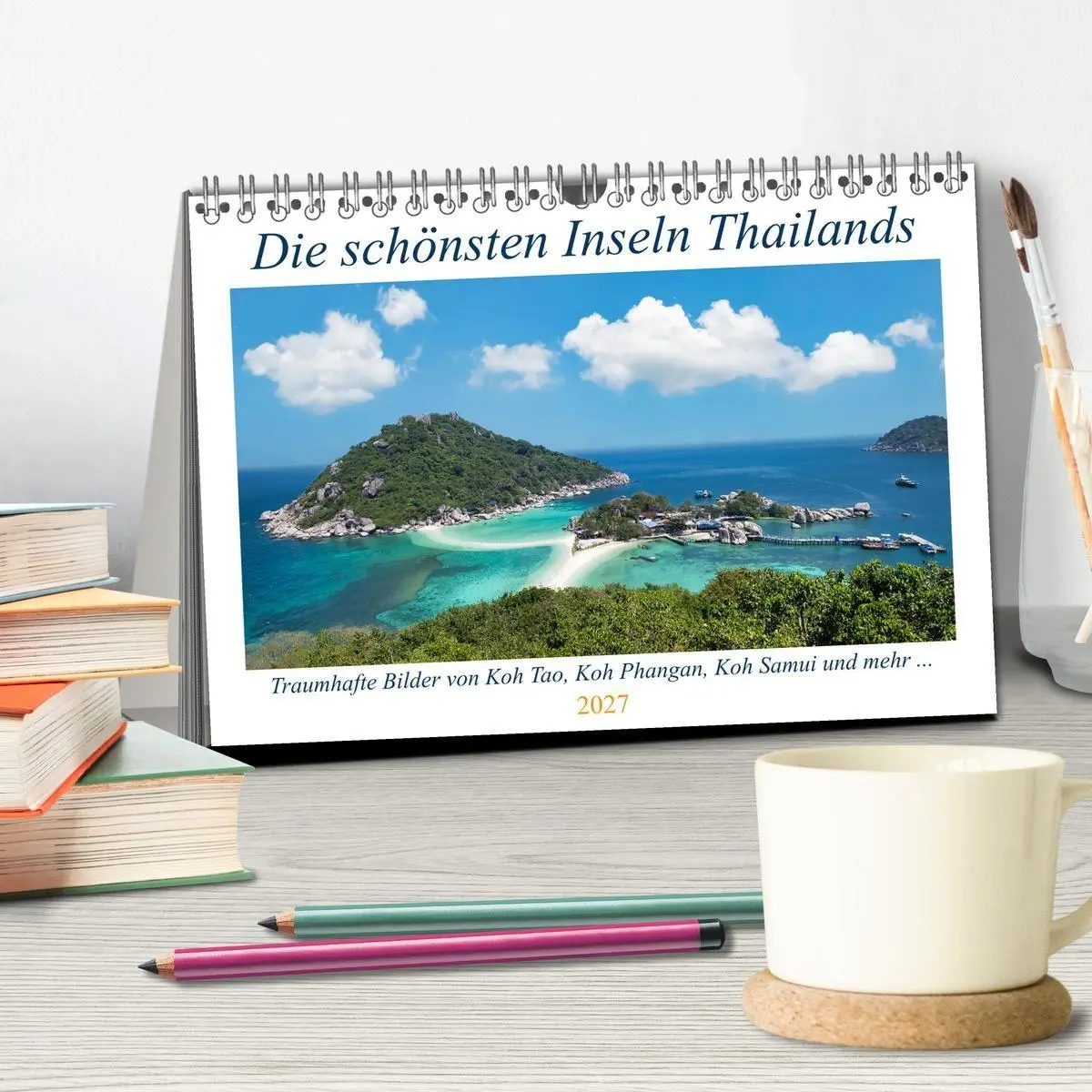 Bild: 9783569511279 | Die schönsten Inseln Thailands (Tischkalender 2027 DIN A5 quer),...