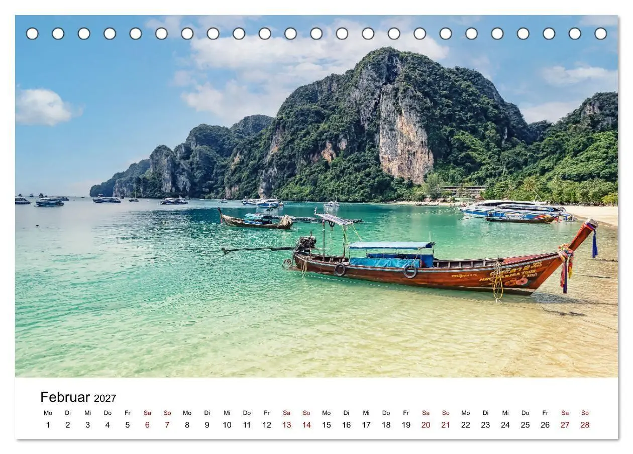 Bild: 9783569511279 | Die schönsten Inseln Thailands (Tischkalender 2027 DIN A5 quer),...