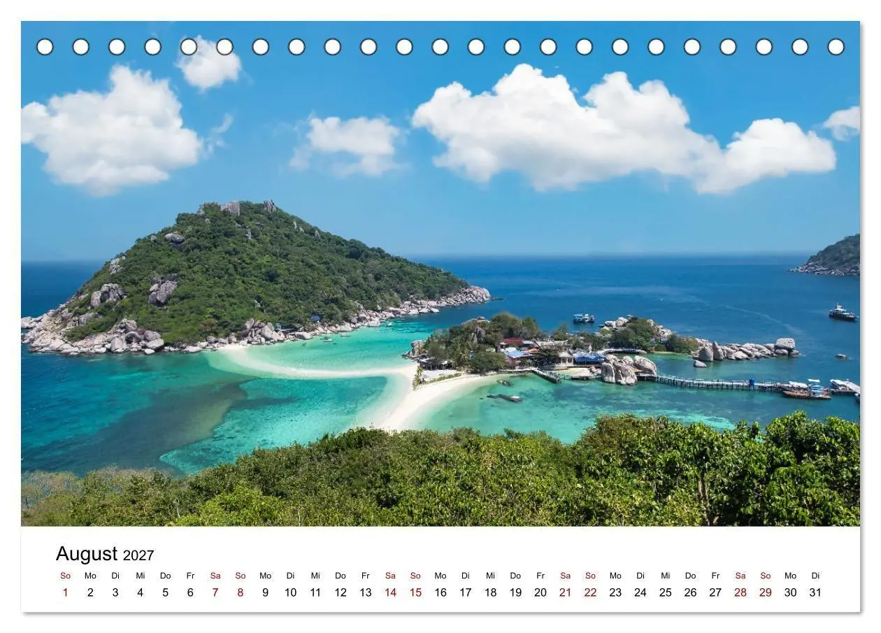 Bild: 9783569511279 | Die schönsten Inseln Thailands (Tischkalender 2027 DIN A5 quer),...