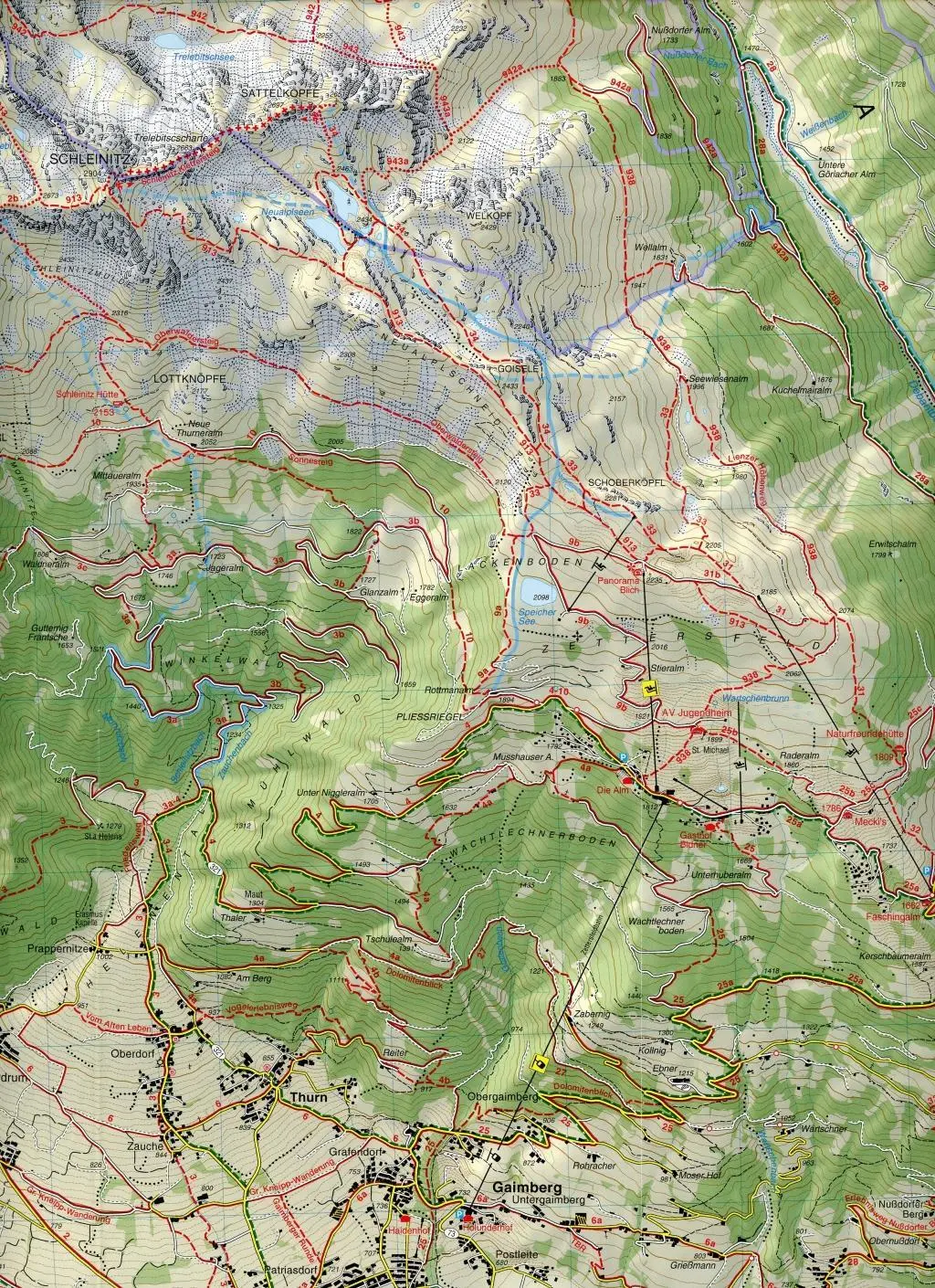 Bild: 9788883151279 | Wanderkarte 74 Lienz-Schobergruppe-Iseltal-Lienzer Dolomiten 1:25 000