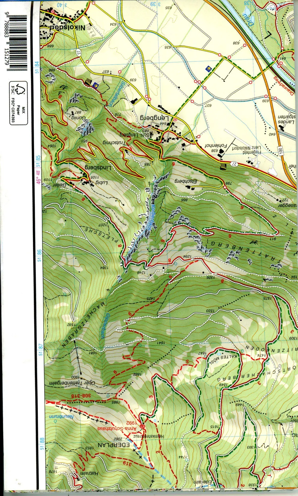 Bild: 9788883151279 | Wanderkarte 74 Lienz-Schobergruppe-Iseltal-Lienzer Dolomiten 1:25 000
