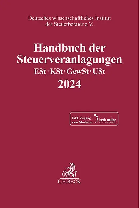 Cover: 9783406831379 | Handbuch der Steuerveranlagungen | V. | Bundle | 1 Taschenbuch | 2025