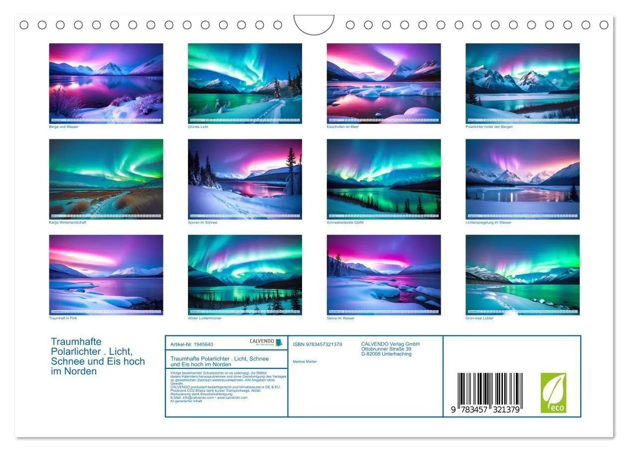 Bild: 9783457321379 | Traumhafte Polarlichter . Licht, Schnee und Eis hoch im Norden...