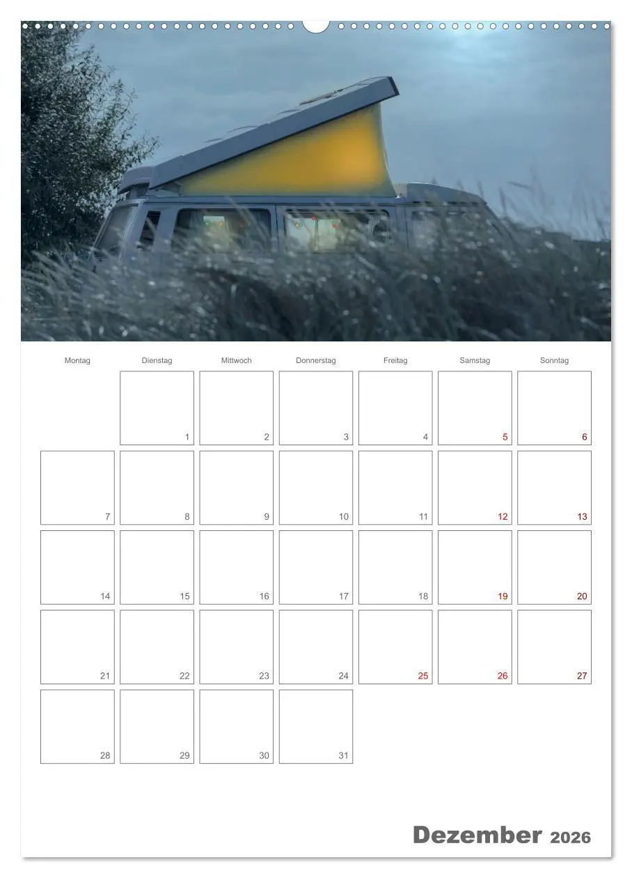 Bild: 9783516341379 | Vanlife Jahresplaner (hochwertiger Premium Wandkalender 2026 DIN A2...