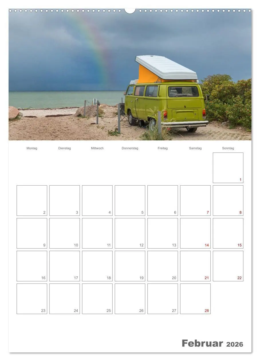 Bild: 9783516341379 | Vanlife Jahresplaner (hochwertiger Premium Wandkalender 2026 DIN A2...