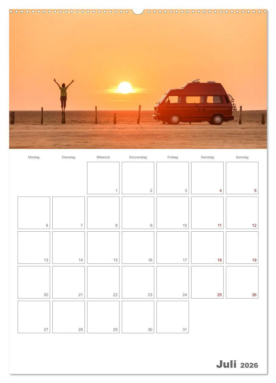 Bild: 9783516341379 | Vanlife Jahresplaner (hochwertiger Premium Wandkalender 2026 DIN A2...