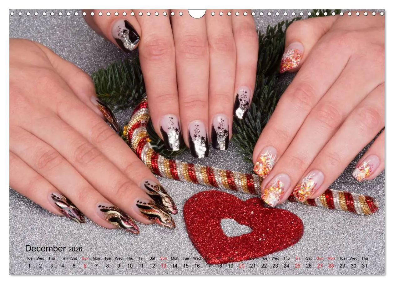 Bild: 9783516581379 | Transient Art - Nail Art Episode 1 (Wall Calendar 2026 DIN A3...