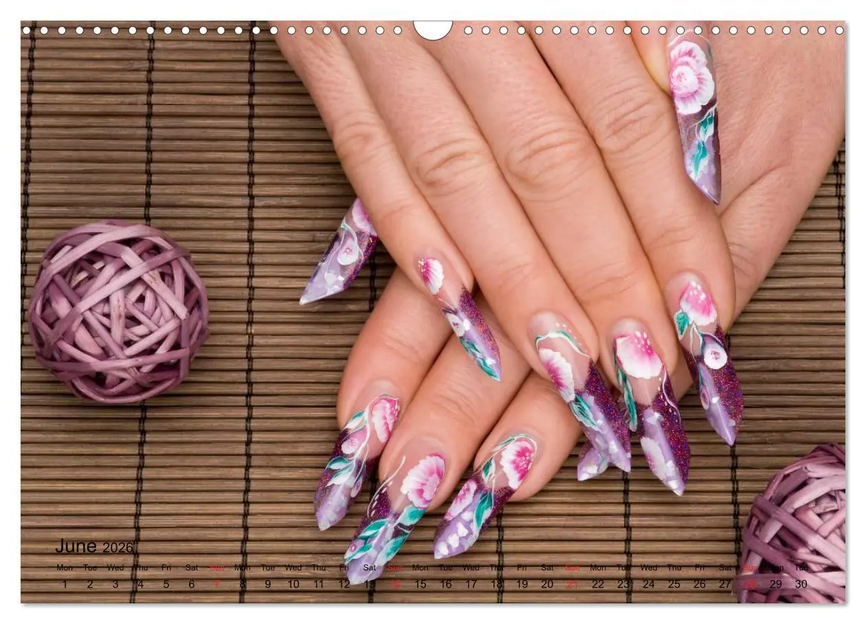 Bild: 9783516581379 | Transient Art - Nail Art Episode 1 (Wall Calendar 2026 DIN A3...