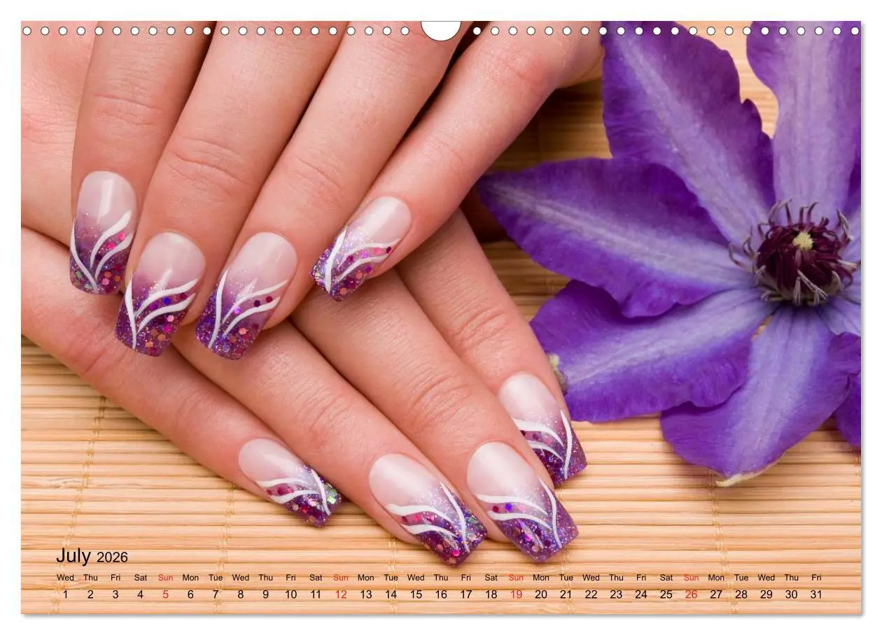 Bild: 9783516581379 | Transient Art - Nail Art Episode 1 (Wall Calendar 2026 DIN A3...