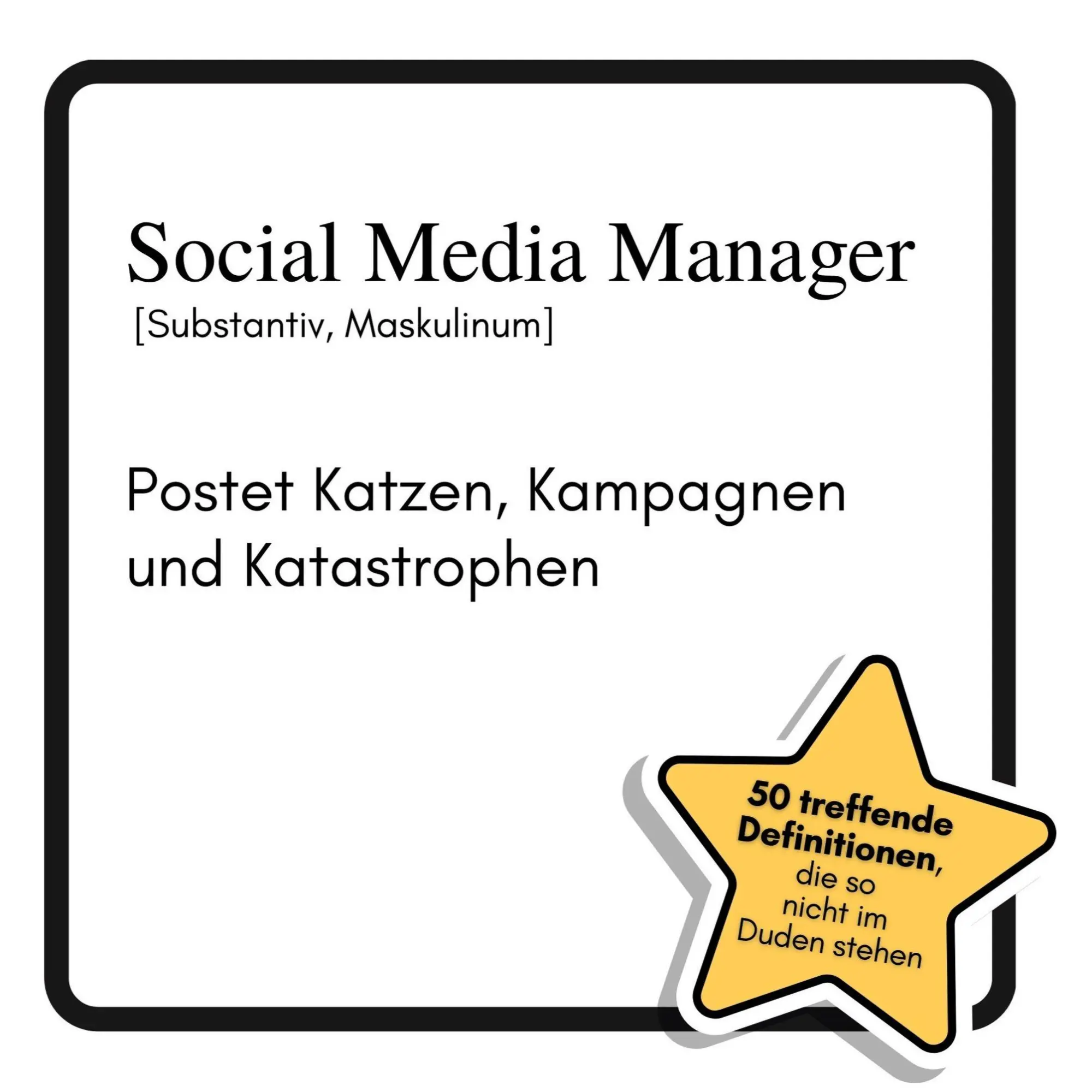 Cover: 9783695301379 | Social Media Manager | Postet Katzen, Kampagnen und Katastrophen