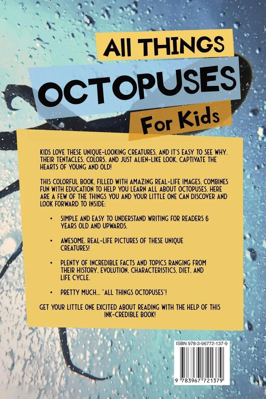 Rückseite: 9783967721379 | All Things Octopuses For Kids | Animal Reads | Taschenbuch | Englisch
