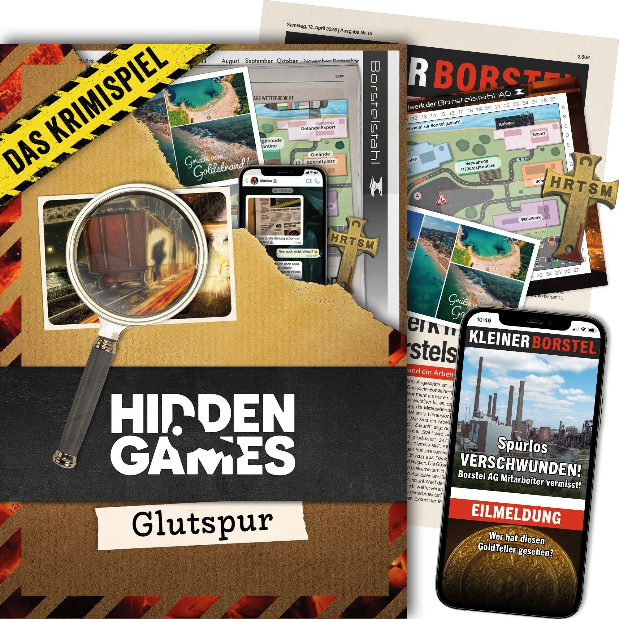 Bild: 4260686491479 | Hidden Games Tatort: Glutspur | Spiel | HID00022 | Deutsch | 2025