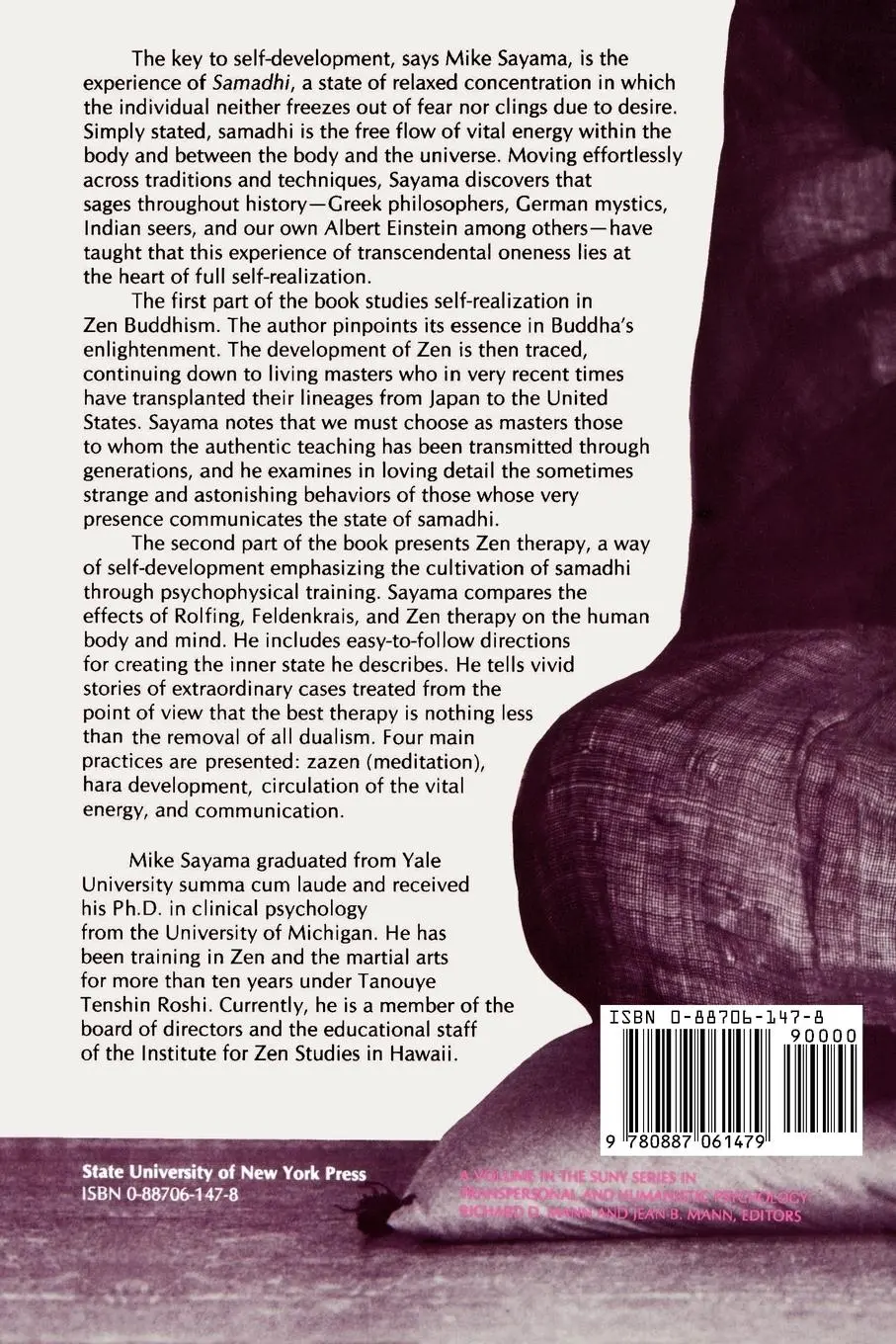 Rückseite: 9780887061479 | Sam¿dhi | Self Development in Zen, Swordsmanship, and Psychotherapy