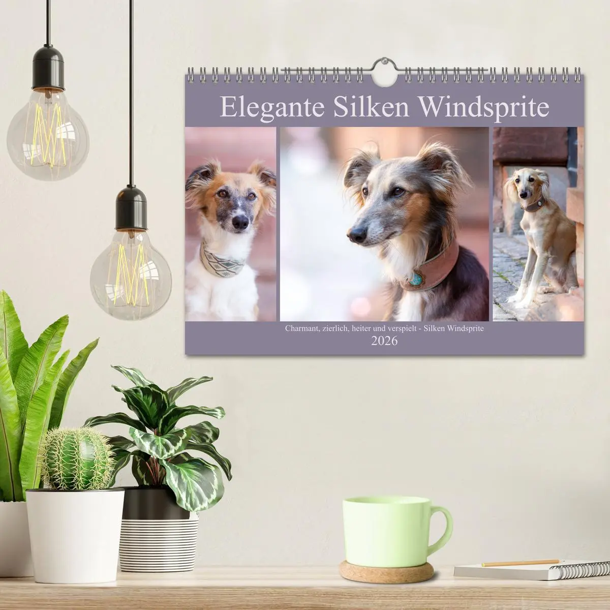 Bild: 9783457791479 | Elegante Silken Windsprite (Wandkalender 2026 DIN A4 quer),...