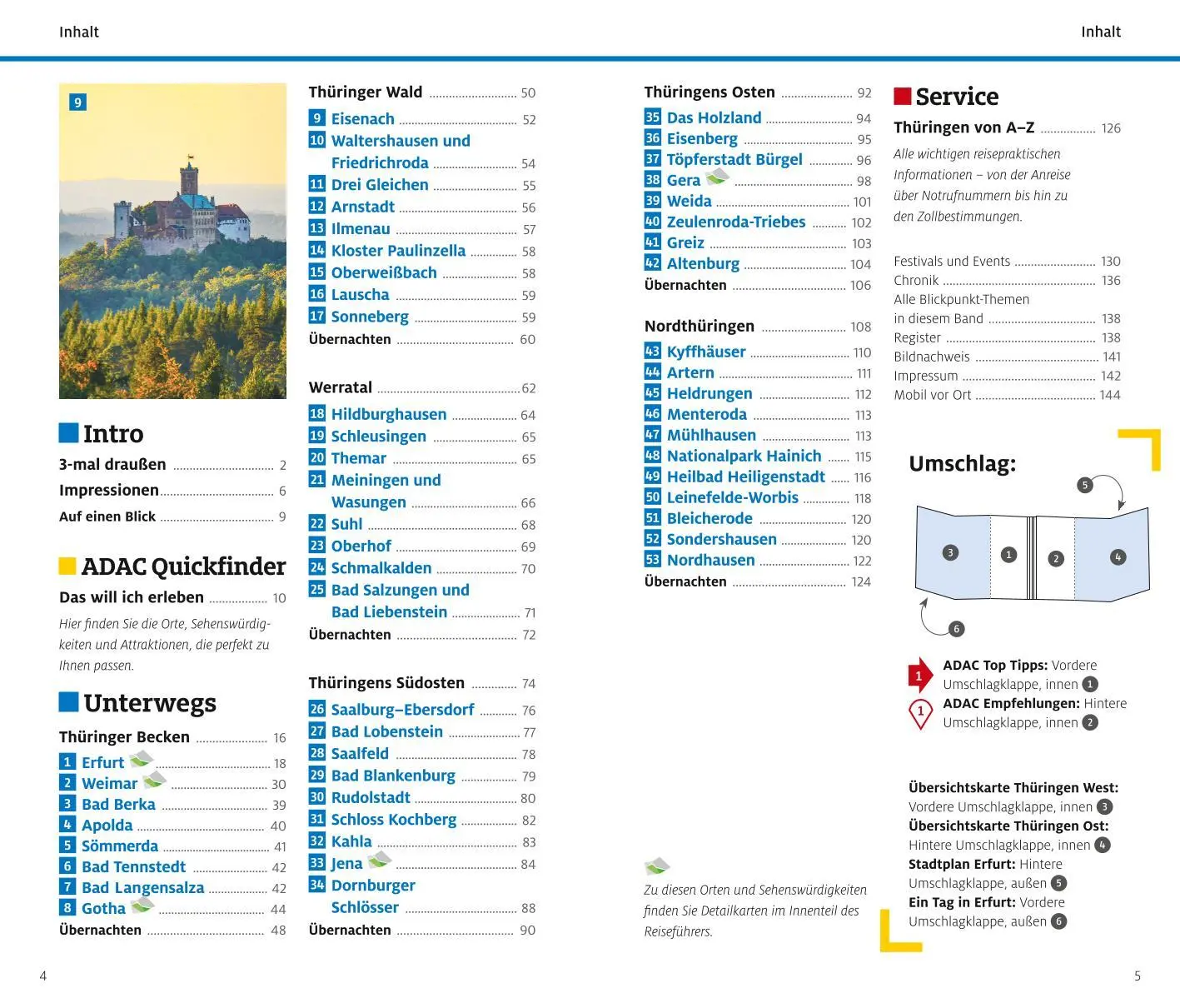 Bild: 9783986451479 | ADAC Reiseführer Thüringen | Bärbel Rechenbach | Taschenbuch | 144 S.