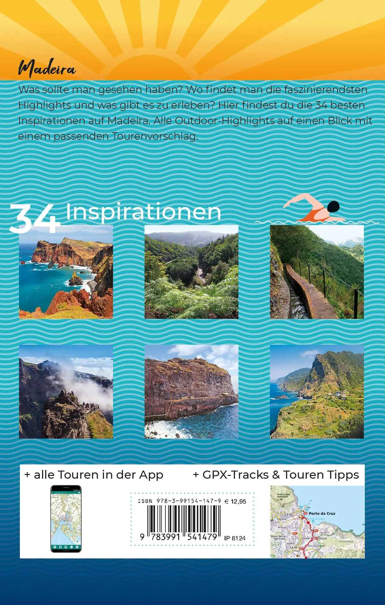 Rückseite: 9783991541479 | KOMPASS Inspiration Madeira | 34 Natur- und Wanderhighlights | Buch