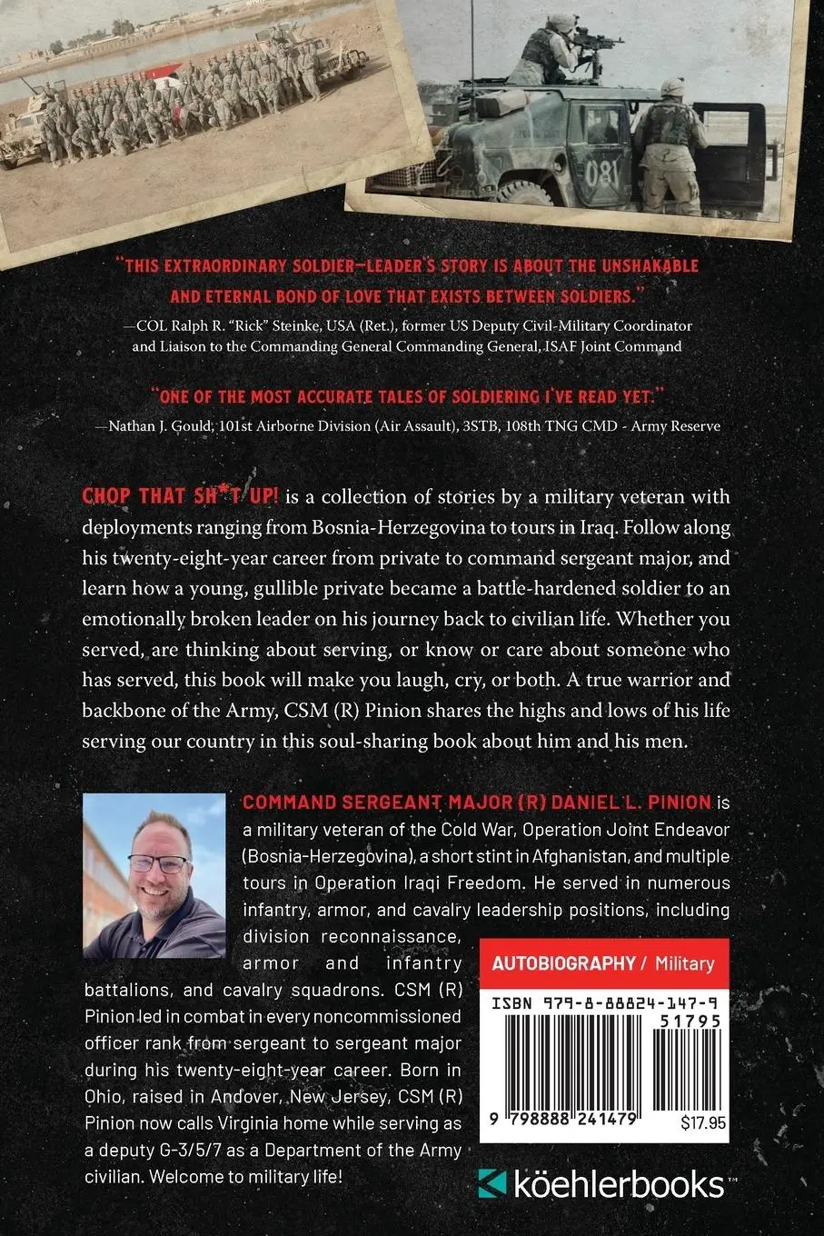 Rückseite: 9798888241479 | Chop that Sh*t Up! | Csm Daniel L Pinion | Taschenbuch | Englisch