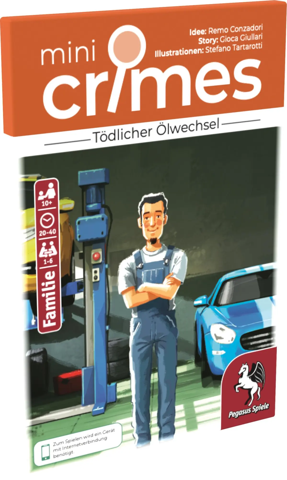 Cover: 4250231741579 | MiniCrimes - Tödlicher Ölwechsel | Spiel | 19159G | Deutsch | 2025