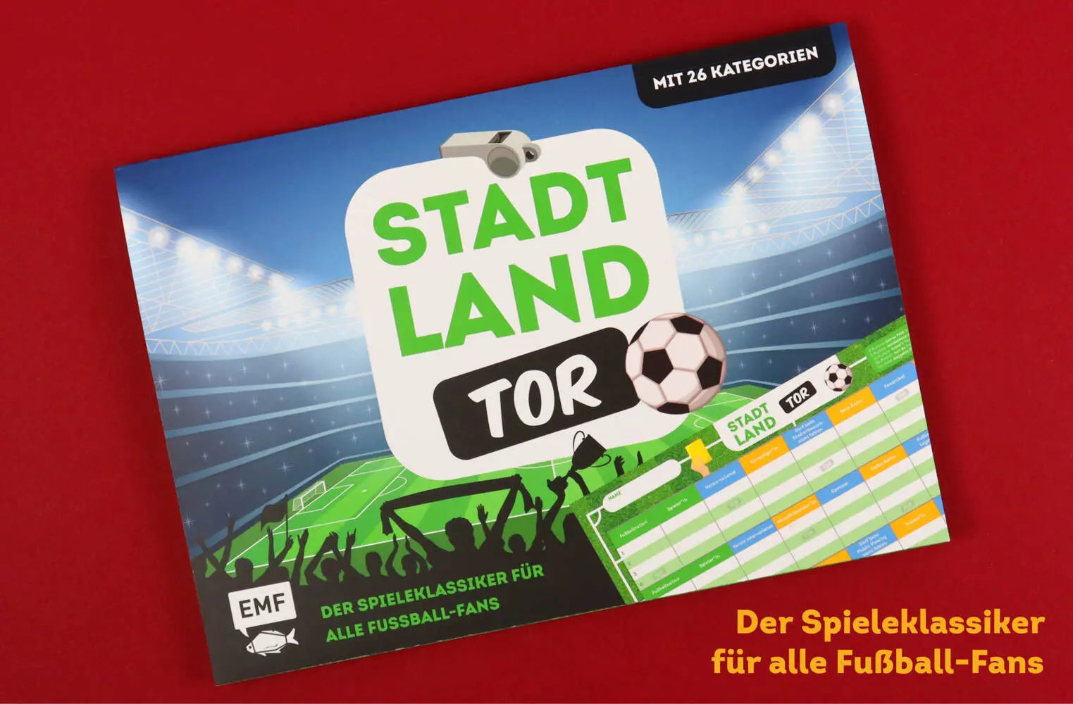 Bild: 4260478341579 | Stadt, Land, Tor - Der Spieleklassiker für alle Fußball-Fans | Spiel