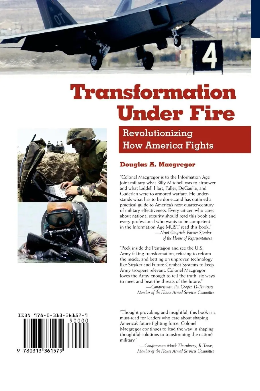 Rückseite: 9780313361579 | Transformation Under Fire | Revolutionizing How America Fights | Buch