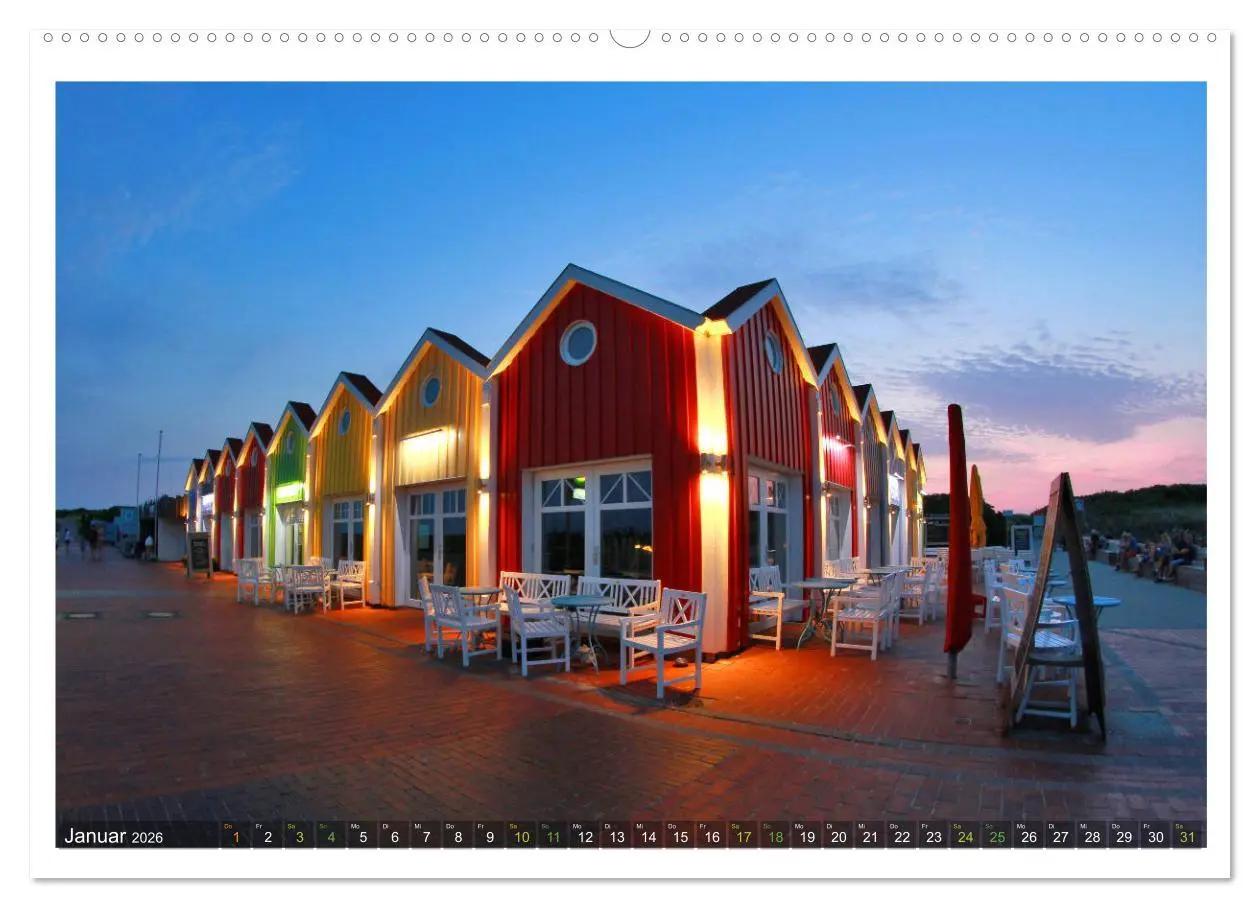 Bild: 9783457781579 | OP LANGEOOG (Wandkalender 2026 DIN A2 quer), CALVENDO Monatskalender