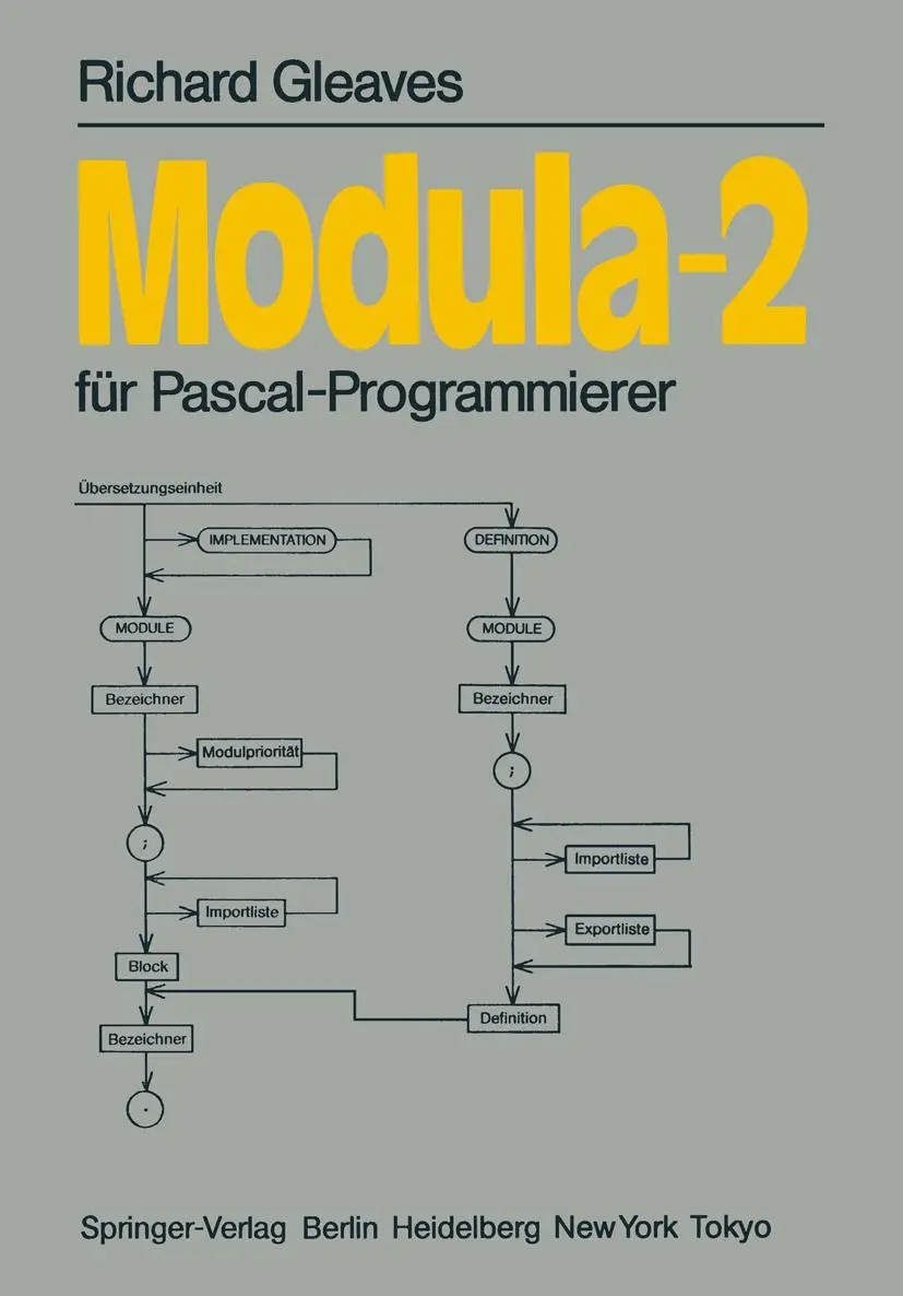 Cover: 9783540151579 | Modula-2 | für Pascal-Programmierer | R. Gleaves | Taschenbuch | x